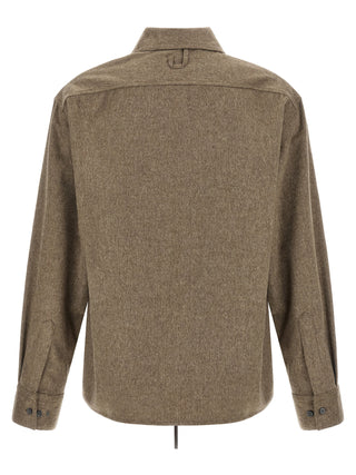 Beige Virgin Wool Blouse