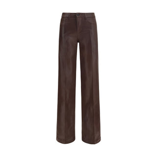 Brown Cotton Jeans Denim