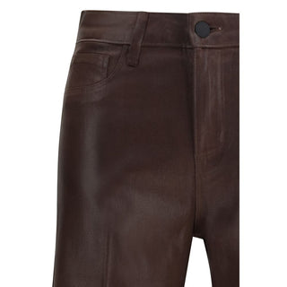 Brown Cotton Jeans Denim