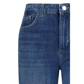 Blue Cotton Relaxed Fit Jeans
