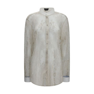 Beige Polyamide Blouse