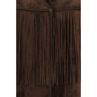Brown Suede Leather Leather Jacket