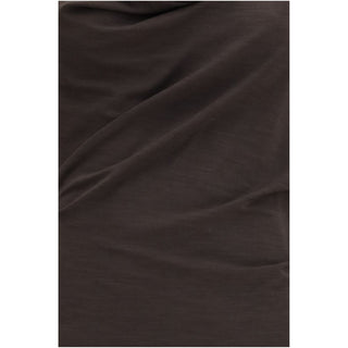 Brown Wool Oves Aries Casual Dress