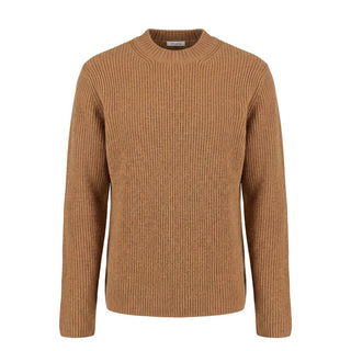 Brown Wool Men Sweater