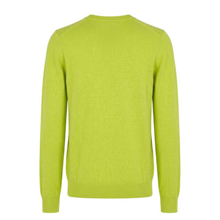 Green Wool Men's Sweater