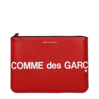 Red Leather Clutch Bag