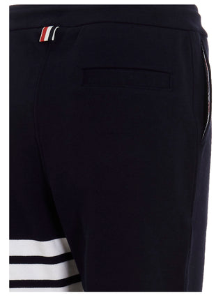 Blue Cotton Joggers (Workout Pants)