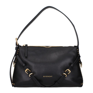 Black Leather Shoulder Bag