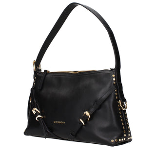 Black Leather Shoulder Bag