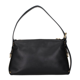 Black Leather Shoulder Bag