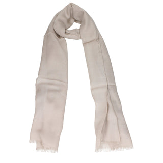 Beige Wool Foulard