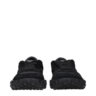 Black Fabric Sneakers