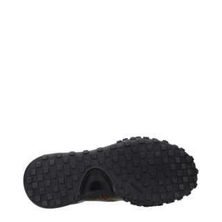 Black Leather Sneakers