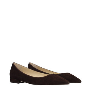 Brown Leather Ballet Flats