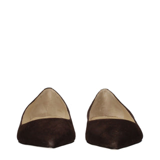 Brown Leather Ballet Flats