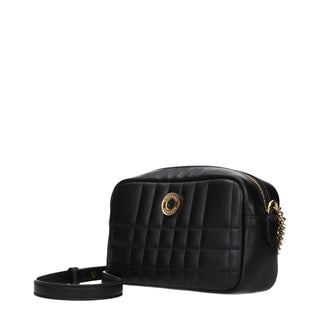 Black Leather Crossbody Bag