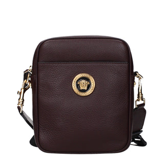 Purple Leather Crossbody Bag