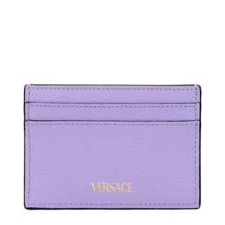 Purple Leather Cardholder