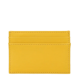 Yellow Leather Cardholder