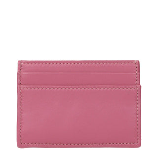 Pink Leather Cardholder