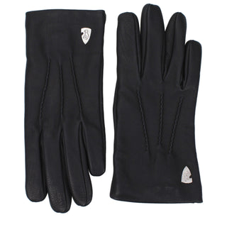 Black Leather Gloves
