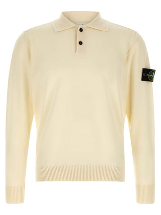 White Virgin Wool Cardigan