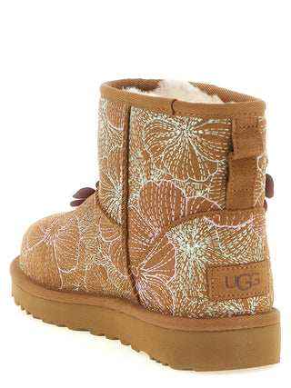 Multicolor Leather Ankle Boots