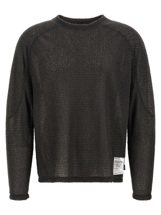 Gray Polyester Cardigan