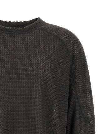 Gray Polyester Cardigan