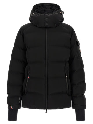 Black Polyamide Full-Length Jacket