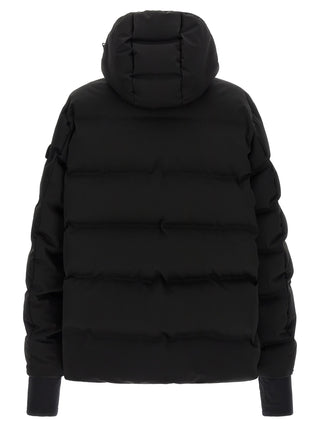 Black Polyamide Full-Length Jacket