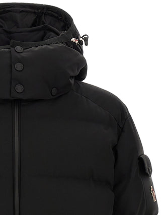 Black Polyamide Full-Length Jacket