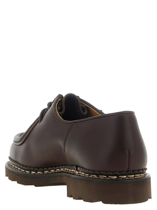 Brown Calfskin Oxfords And Derbies