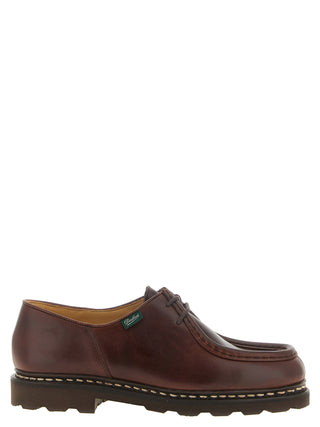 Brown Calfskin Oxfords And Derbies