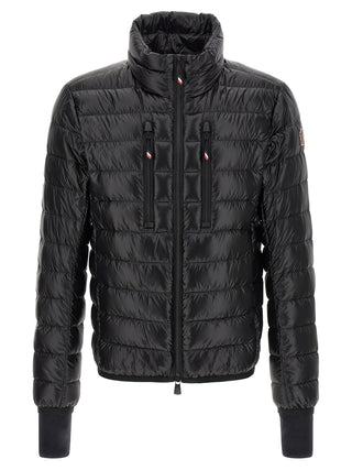 Black Polyester Full-Length Jacket
