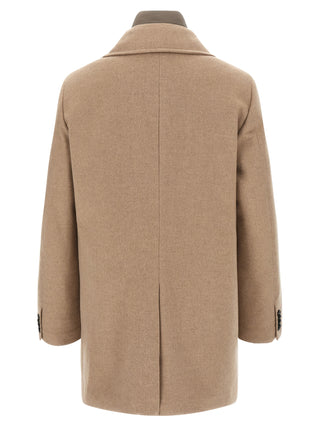 Beige Wool Coat