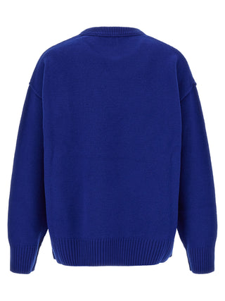 Blue Wool Cardigan