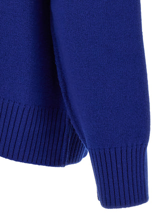 Blue Wool Cardigan