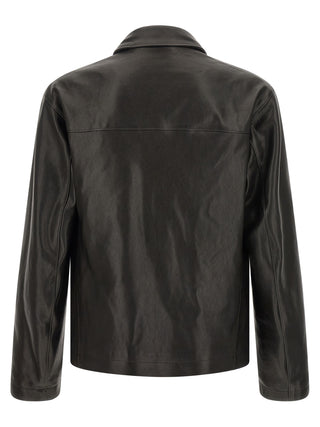 Black Calfskin Leather Jacket