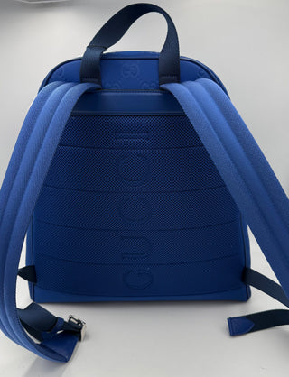 GUCCI GG Leather Blue Backpack