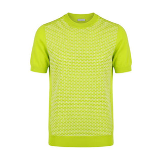 Green Cotton Men Sweater