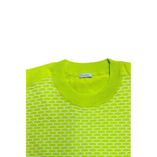 Green Cotton Men Sweater