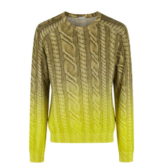 Green Wool Men's Sweater