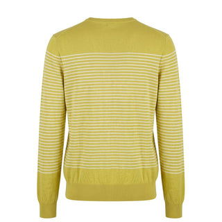 Green Cotton Men's Sweater