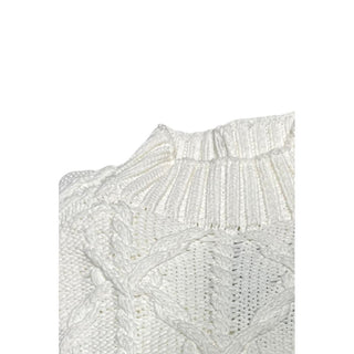 White Cotton Men's Sweater