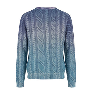 Blue Wool Men's Sweater