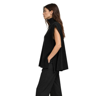 Black Cashmere Waistcoat
