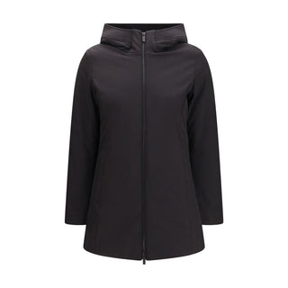 Black Polyester Parka