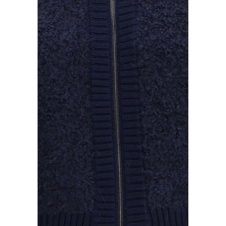 Blue Alpaca Vicugna Pacos Cardigan