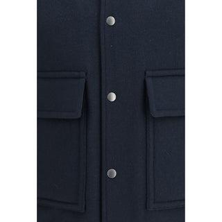 Blue Wool Oves Aries Bomber
